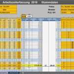 Vorlage Arbeitszeiterfassung Excel Hübsch Arbeitszeiterfassung 2018 Variable Pause