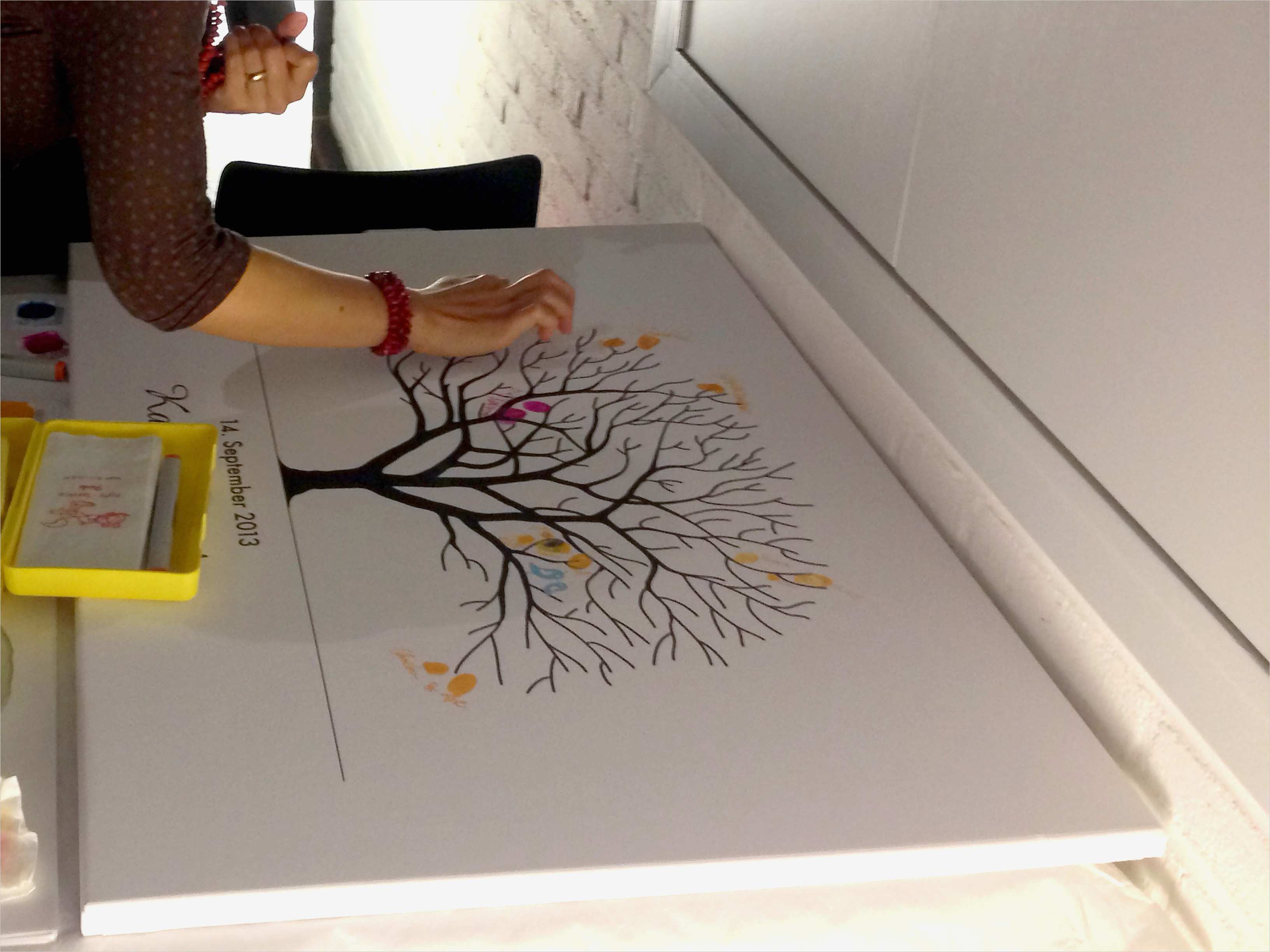 Vorlage Auf Leinwand übertragen Inspiration Hochzeitsbaum Auf Leinwand Selbst Gestalten