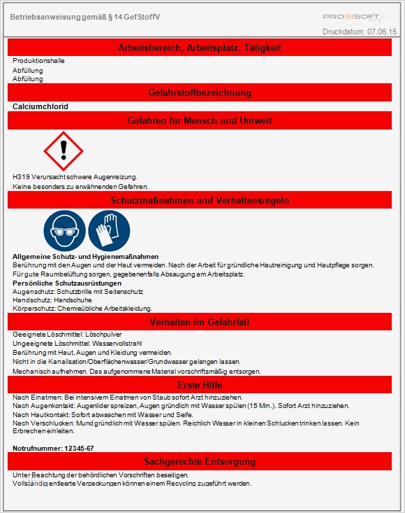 Vorlage Betriebsanweisung Gefahrstoffe Best Of Großartig Betriebsanweisungen Vorlage Galerie