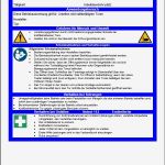 Vorlage Betriebsanweisung Gefahrstoffe Süß Fantastisch Betriebsanweisungen Vorlage Zeitgenössisch