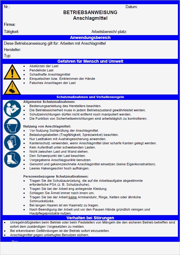 49 Erstaunlich Vorlage Betriebsanweisung Gefahrstoffe Bilder 2 Tolle Betriebsanweisungen Vorlage Fotos