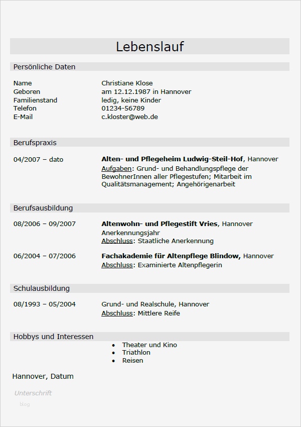 Vorlage Bewerbung Altenpflege Luxus Bewerbung Altenpfleger Altenpflegerin Berufseinsteiger