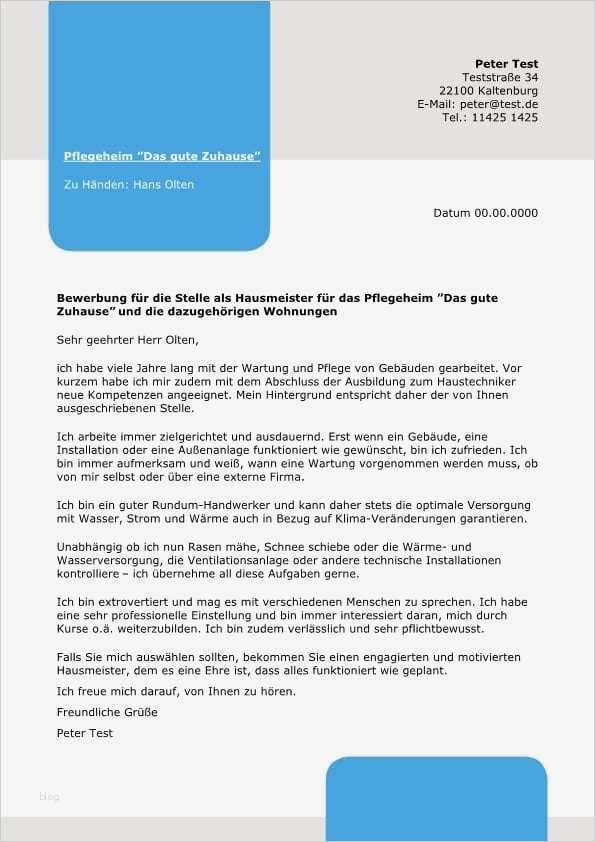 Vorlage Bewerbung Hausmeister Fabelhaft Engagierten Und Motivierten Hausmeister M W Cv & Bewerbung