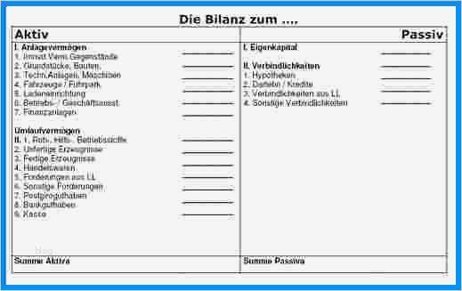 Vorlage Bilanz Excel Kostenlos Bewundernswert Bilanz Excel Vorlage – Kostenlos Vorlagen