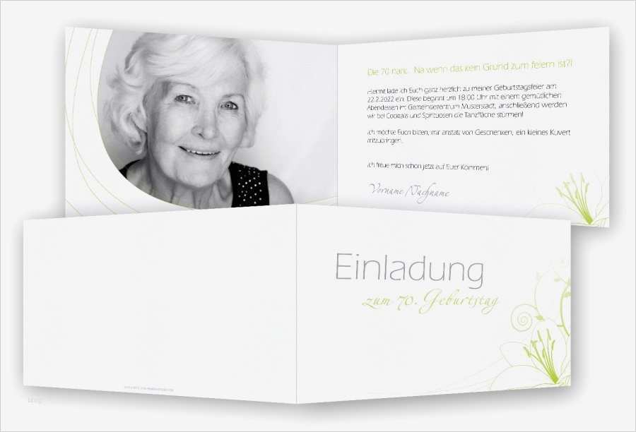 Vorlage Danksagung Geburtstag Kostenlos Großartig Einladungskarten 70 Geburtstag Vorlage