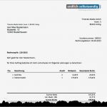 Vorlage Einer Rechnung Erstaunlich Einrichten Einer Rechnungsvorlage