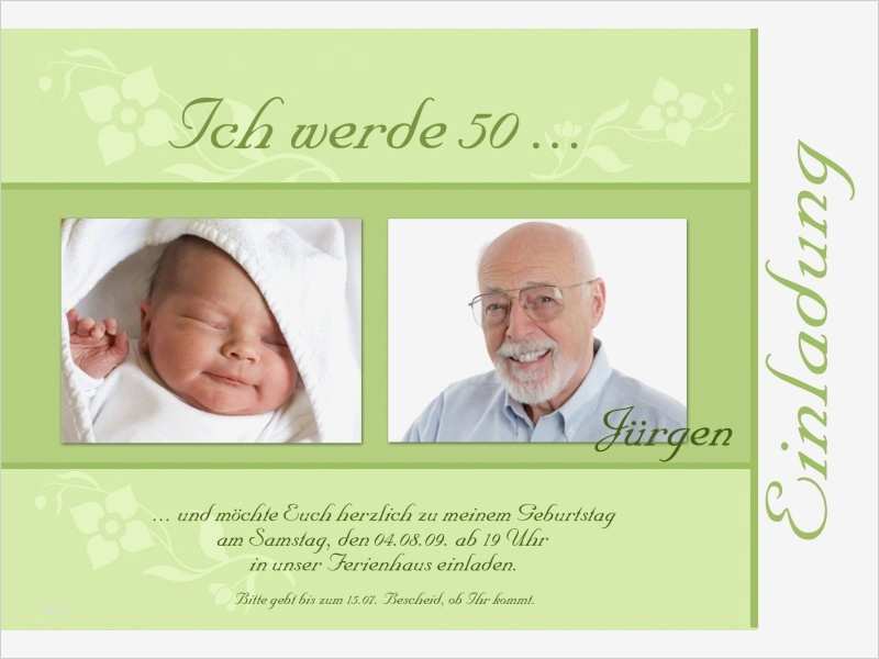 Vorlage Einladung 90 Geburtstag Genial Einladung 50 Geburtstag Fotokarte 10x15 Cm Braun Creme
