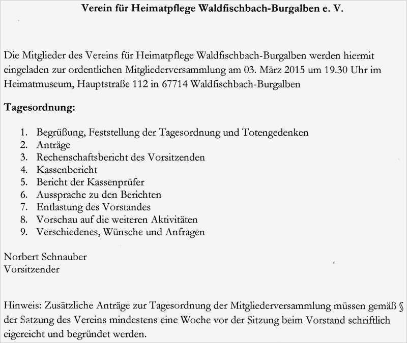 Vorlage Einladung Mitgliederversammlung Verein Erstaunlich Neue Seite 1
