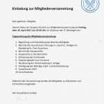 Vorlage Einladung Mitgliederversammlung Verein Hübsch Mitgliederversammlung 2017
