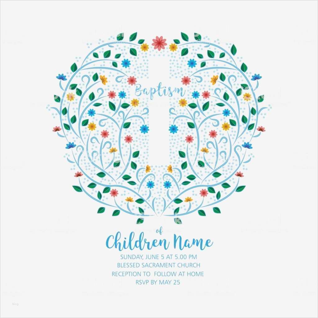 Vorlage Einladung Taufe Süß Taufe Taufe Einladen Einladung Vorlage Mit Kreuz Und