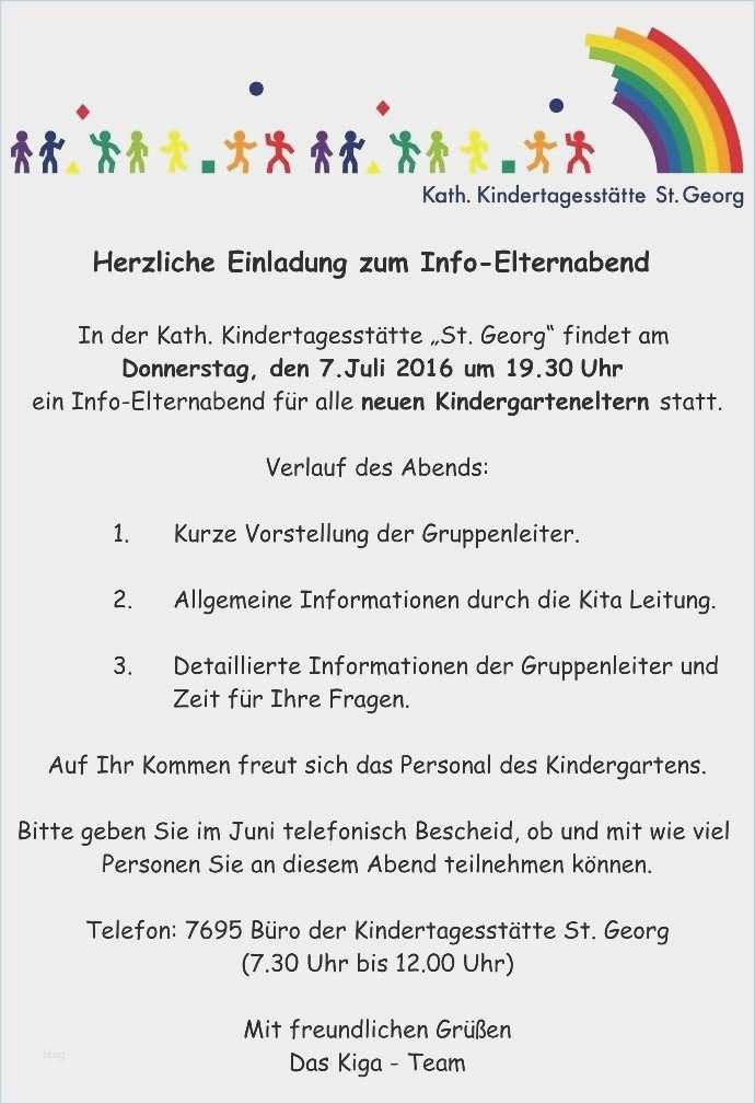 Vorlage Elternbrief Wandertag Beste Einladung Elternabend Kindergarten – Travelslow