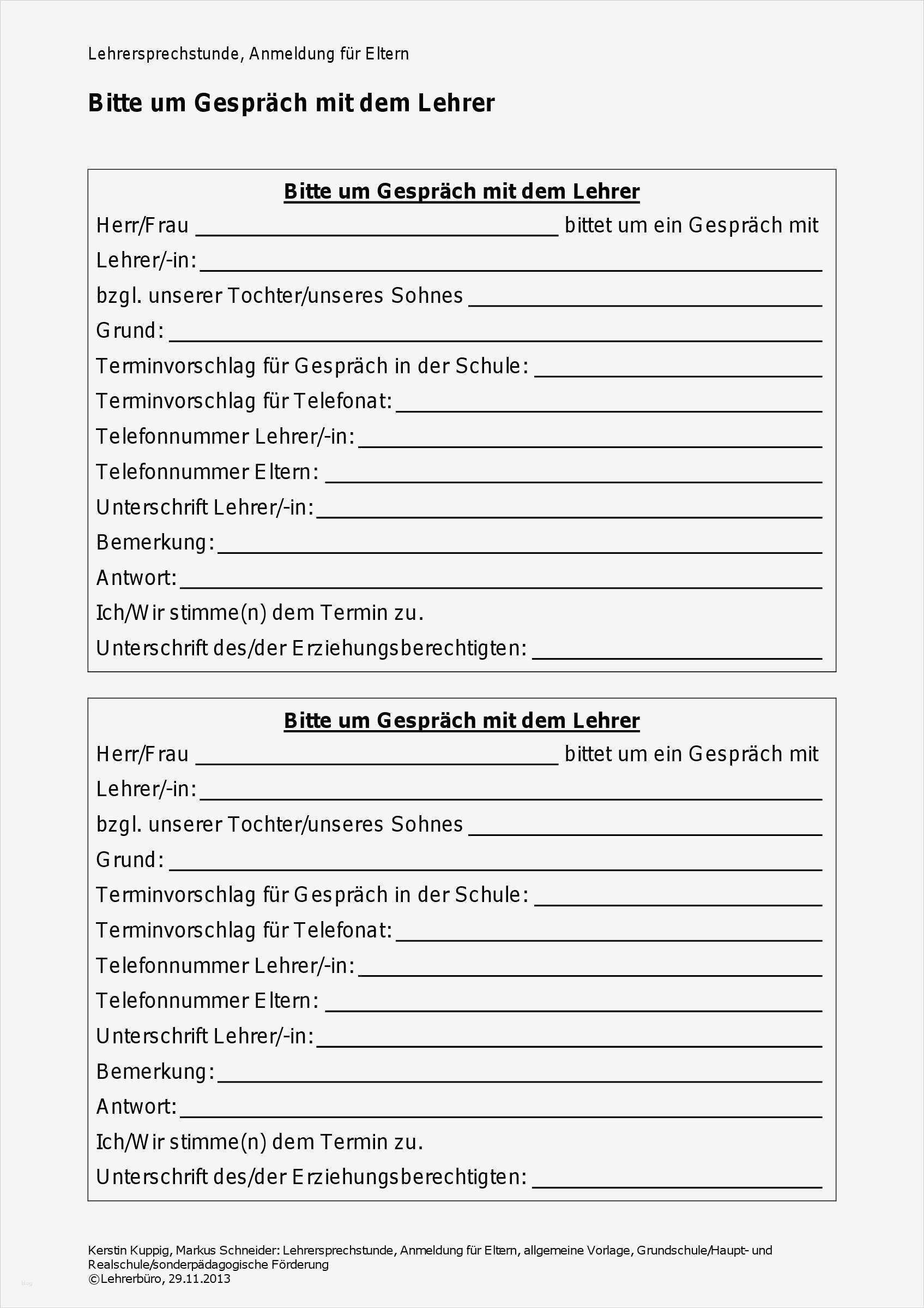 Vorlage Elterngespräch Grundschule Best Of Arbeitshilfen · Sekundarstufe I · Lehrerbüro