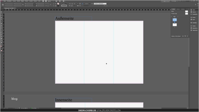 Vorlage Flyer Indesign Gut Indesign Tutorial Sechsseitiger Falzflyer In Din Lang