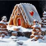 Vorlage Für Lebkuchenhaus Inspiration Leuchtendes Blitz Lebkuchenhaus