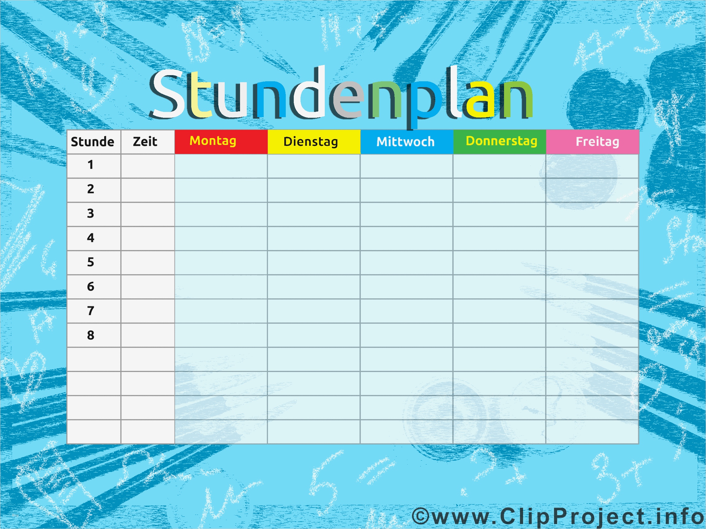 Vorlage Für Stundenplan Wunderbar Stundenplan Vorlage