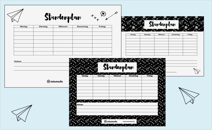 Vorlage Für Stundenplan Wunderbar Stundenplan Zum Ausdrucken Miomodo Diy Blog