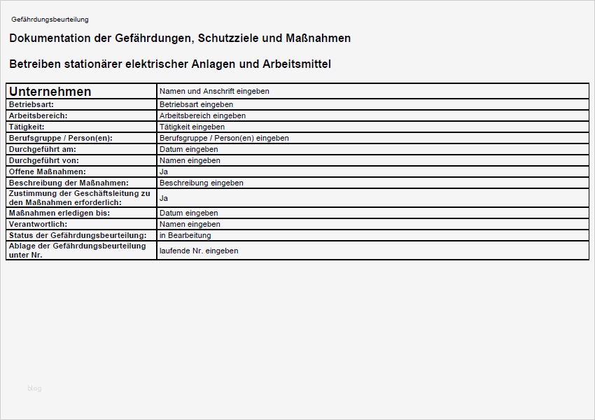 Vorlage Gefährdungsbeurteilung Kostenlos Wunderbar Muster Vorlage Rückgabe Und Übergabeprotokoll Für