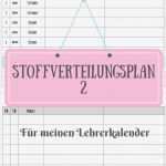 Vorlage Gesprächsnotiz Kostenlos Cool Stoffverteilungsplan 2 Für Den Lehrerkalender