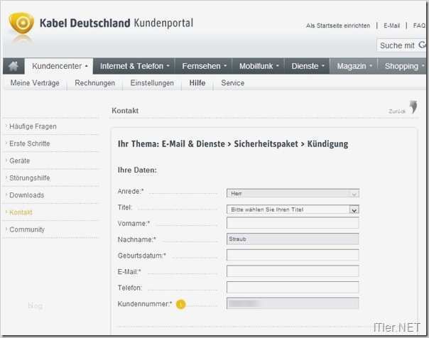 Vorlage Kabel Deutschland Kündigung Luxus Kabel Deutschland Sicherheitspaket Kündigen – so Gehts