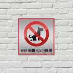 Vorlage Kein Hundeklo Neu Hinweisschild Hier Kein Hundeklo Signworks