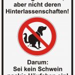 Vorlage Kein Hundeklo Wunderbar Hinweisschild Kein Hundeklo Packs Häufchen Ein