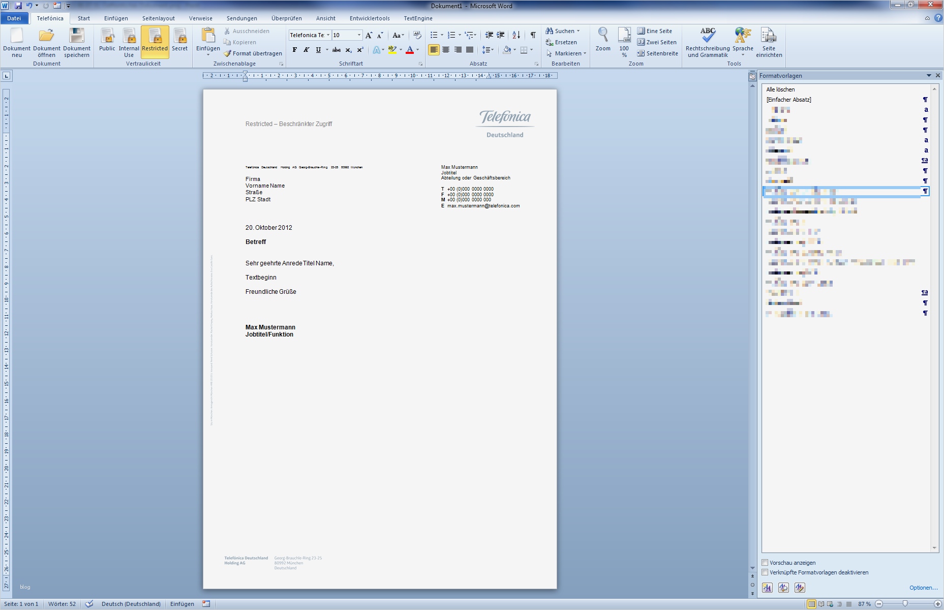 Vorlage Kündigung Telefonica Angenehm Berühmt Microsoft Access Vorlagen Frei Galerie Entry