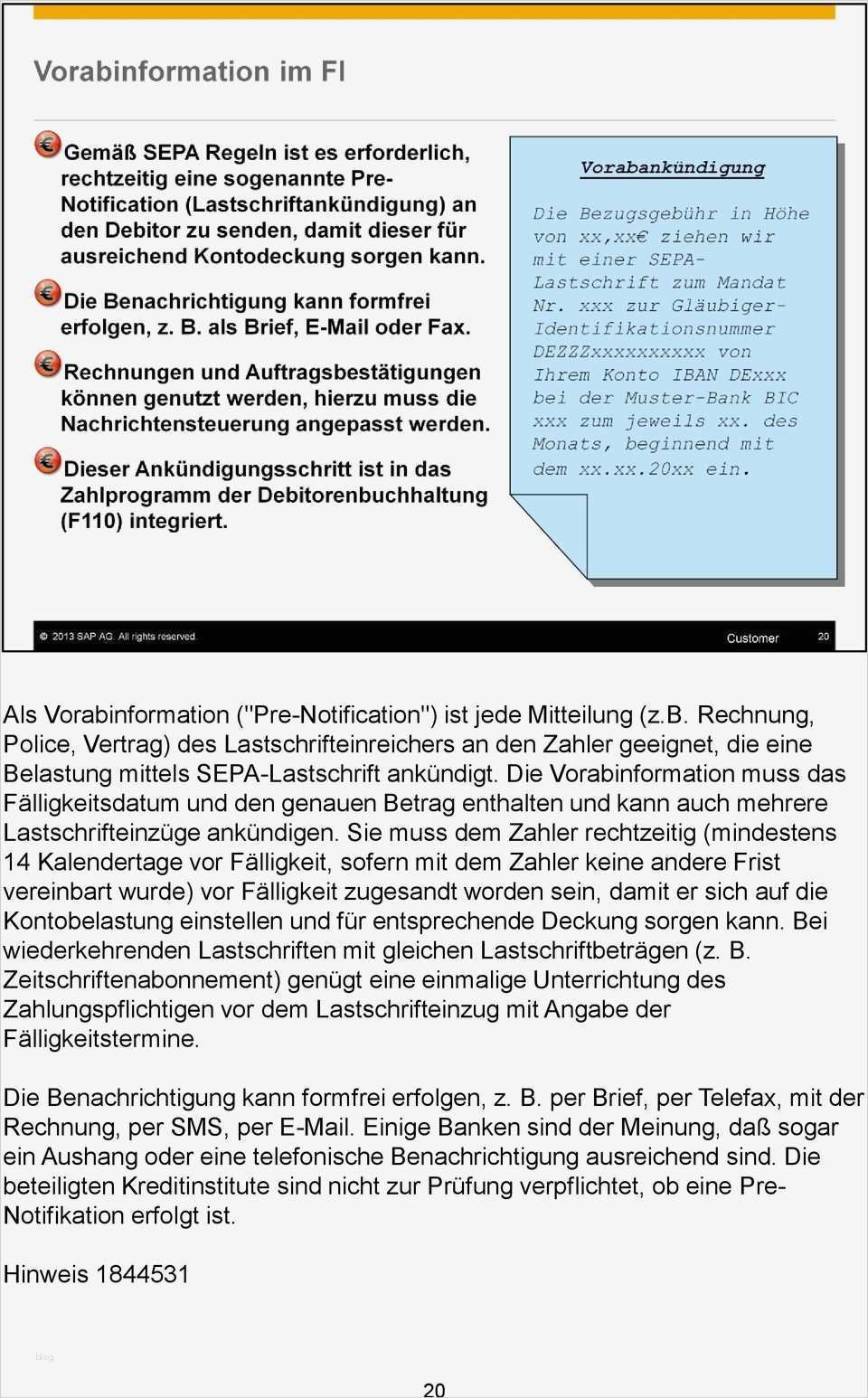 Vorlage Kündigung Telefonica Erstaunlich Großartig Lastschrift Brief Fotos Bilder Für Das