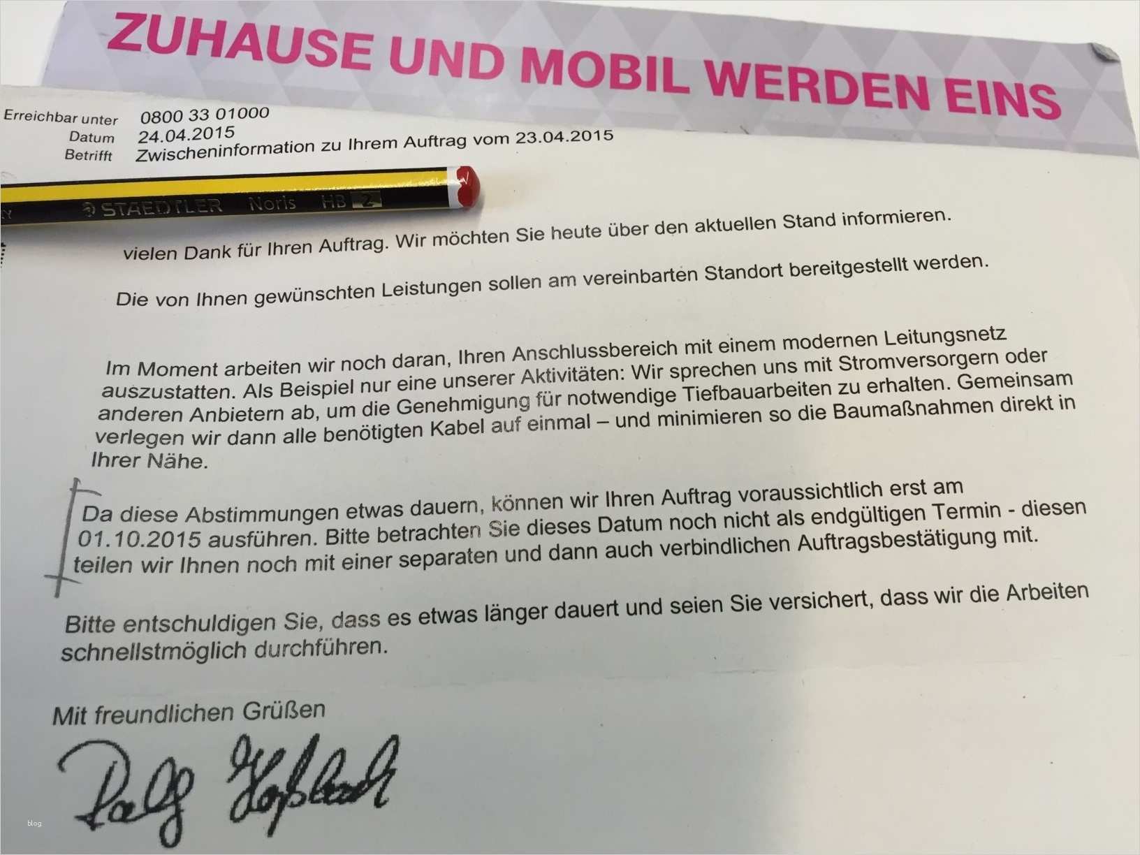 Vorlage Kündigung Telefonica Erstaunlich Großartig Telekom Techniker Wieder Beispiele