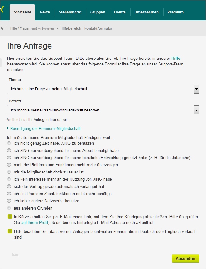 Vorlage Kündigung Zeitungsabo Neu Beste Email Kündigungsbrief Ideen Bilder Für Das