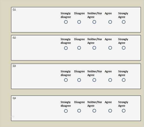 Vorlage Mitarbeiterbefragung Word Wunderbar Fantastisch Likert Skala Fragebogen Vorlage Fotos