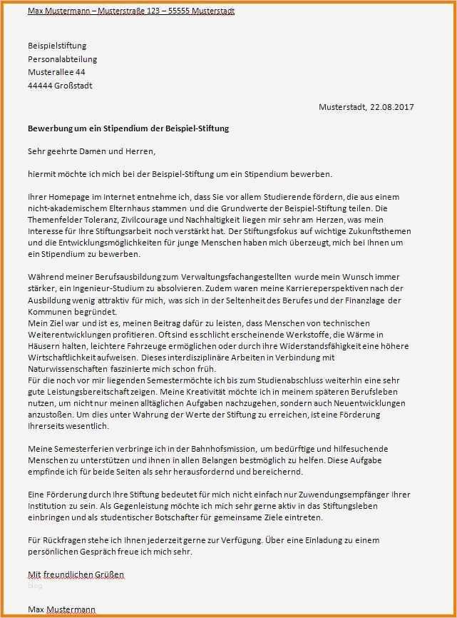 Vorlage Motivationsschreiben Studium Schön 10 Motivationsschreiben Studium Muster