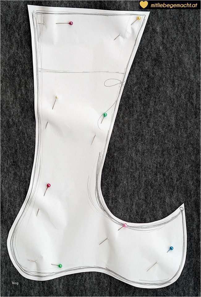 Vorlage Nikolausstiefel Nähen Bewundernswert Nikolausstiefel Nähen