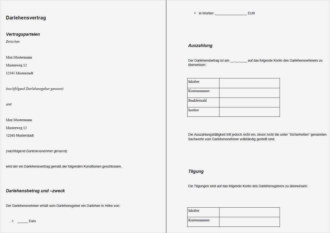 Vorlage Privatkreditvertrag Word Bewundernswert Großartig Kommerzielle Darlehensvertrag Vorlage Bilder