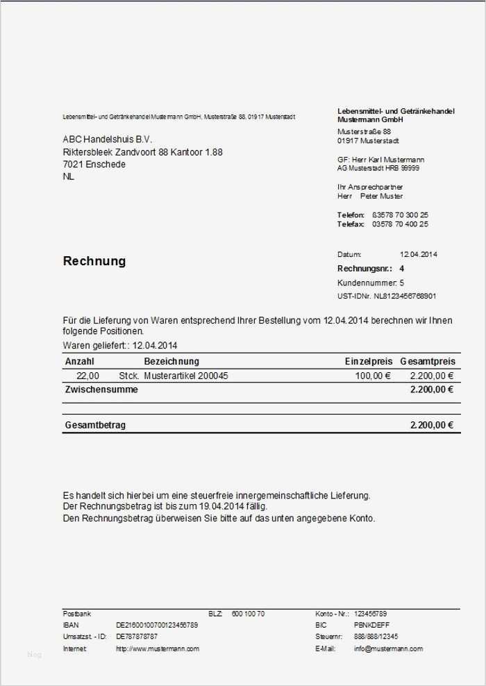 Vorlage Rechnung Englisch Dienstleistung Bewundernswert Rechnung Englisch Muster – Tracking Support