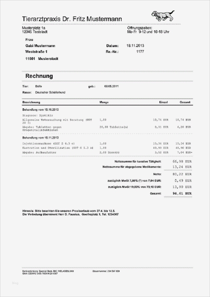 Vorlage Rechnung Ferienwohnung Genial 8 Rechnung Beispiele