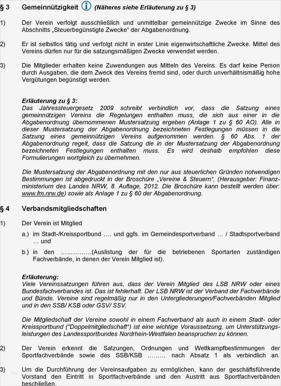 Vorlage Satzung Verein Cool Ungewöhnlich Satzung Vorlage Ideen Entry Level Resume