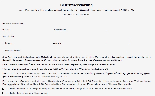 Vorlage Satzung Verein Cool Verein Der Ehemaligen Und Freunde Desajg