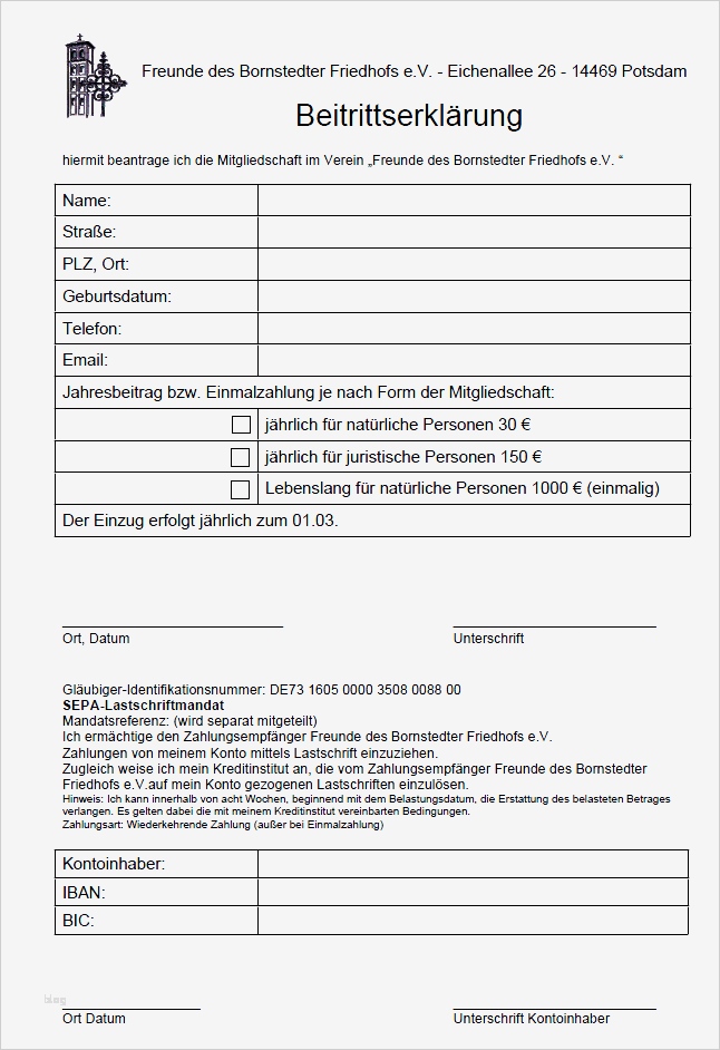 Vorlage Satzung Verein Luxus Mitglied Werden