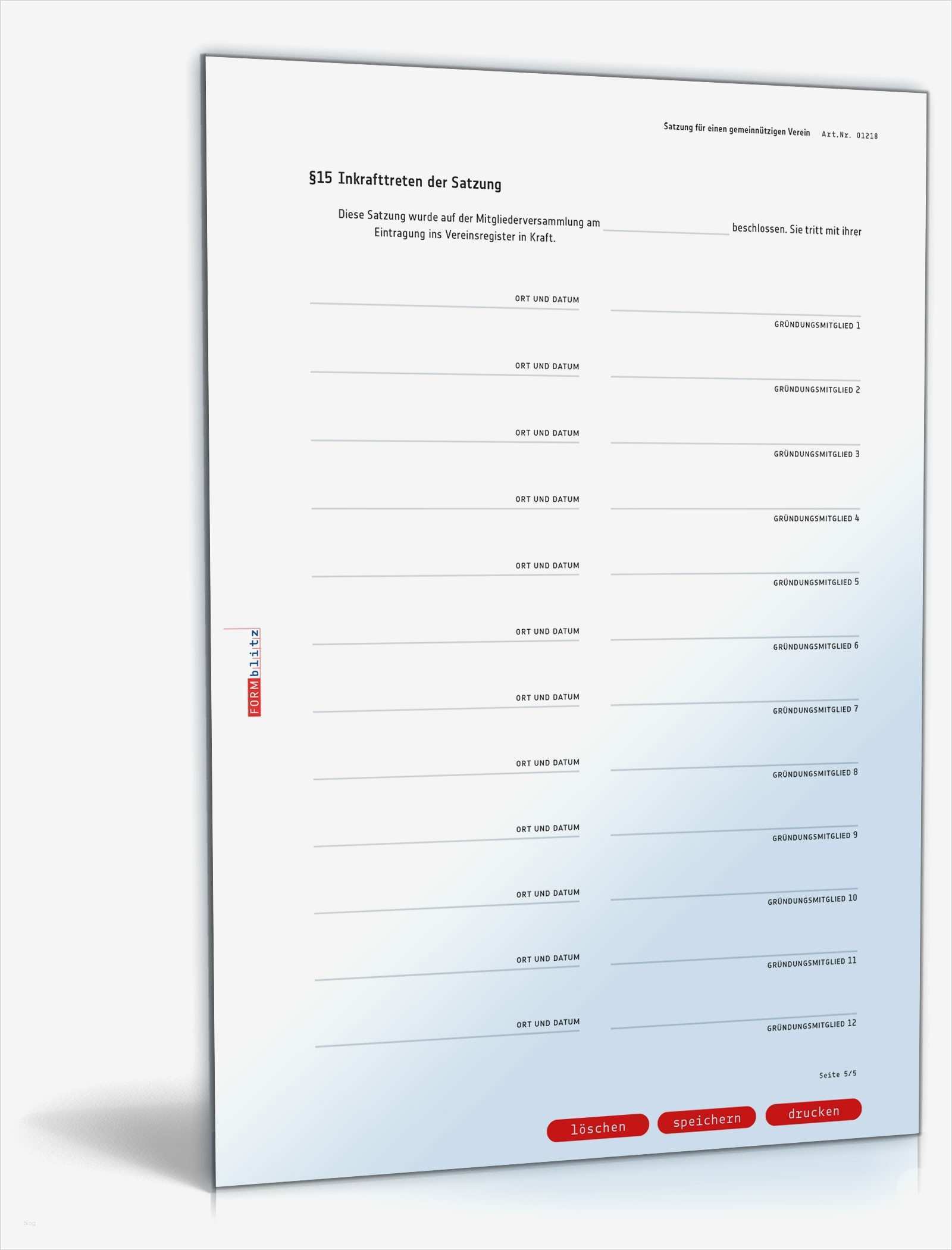 Vorlage Satzung Verein Schön Detaillierte Satzung Gemeinnütziger Verein Muster En