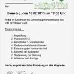 Vorlage Satzung Verein Wunderbar Vfr Kirchlauter Termine