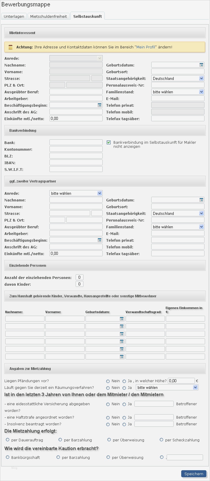 Vorlage Schufa Auskunft Für Vermieter Luxus Screenshots Beispiele Für Portalfunktionen