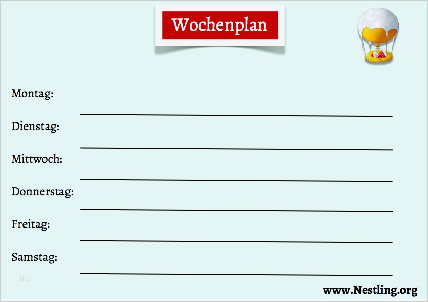 Vorlage Speiseplan Kindergarten Bewundernswert Wochenplan Für Familiengerichte Nestling