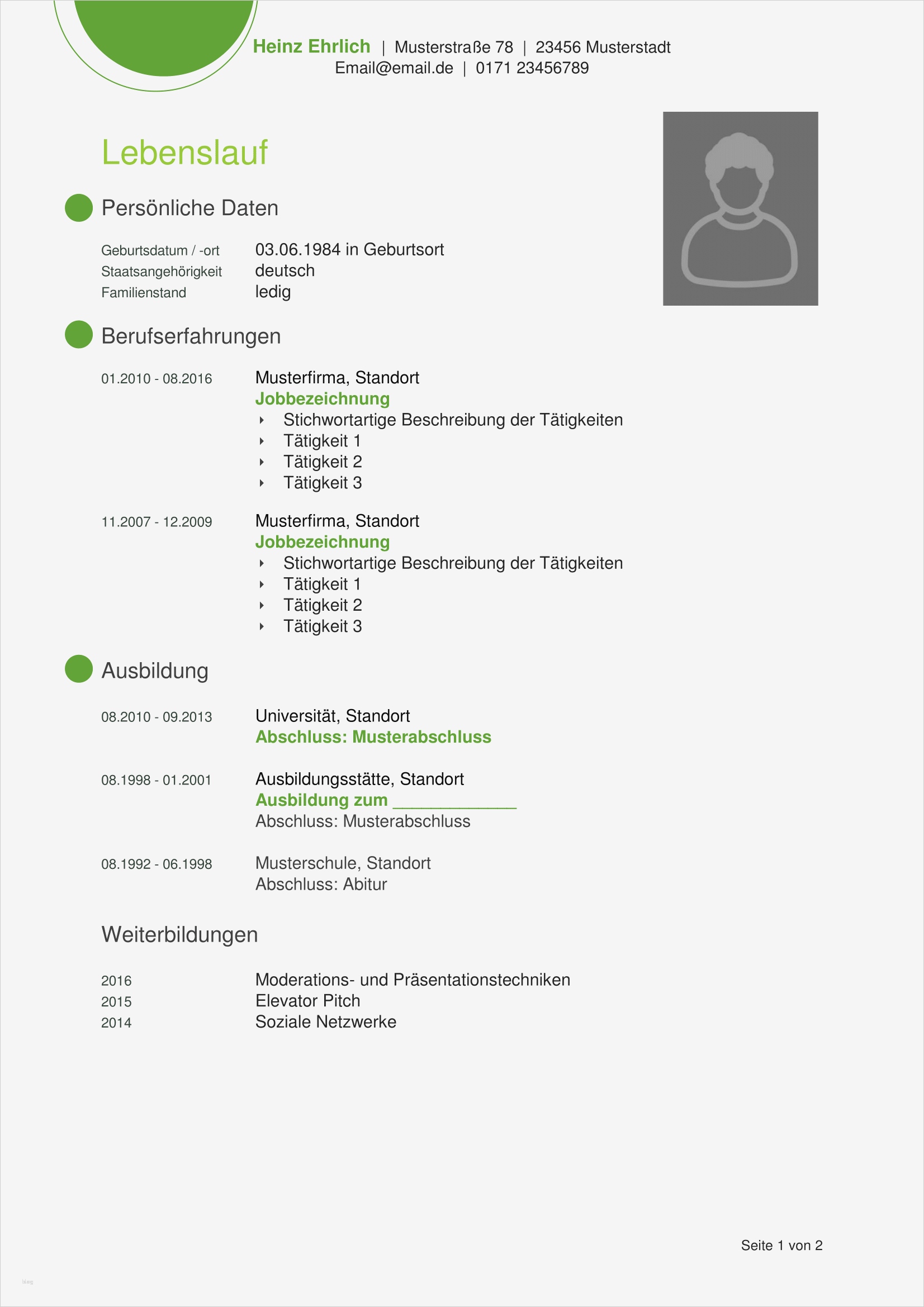 Vorlage Taschenkalender 2018 Angenehm Kostenlose Lebenslauf Muster Und Vorlagen Für Deine