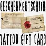 Vorlage Tattoo Gutschein Elegant Tattoo Gutschein In Berlin Alles Mögliche Kaufen Und