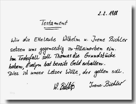 Vorlage Testament Kinder Erstaunlich Testament Vorlage Kostenlosen