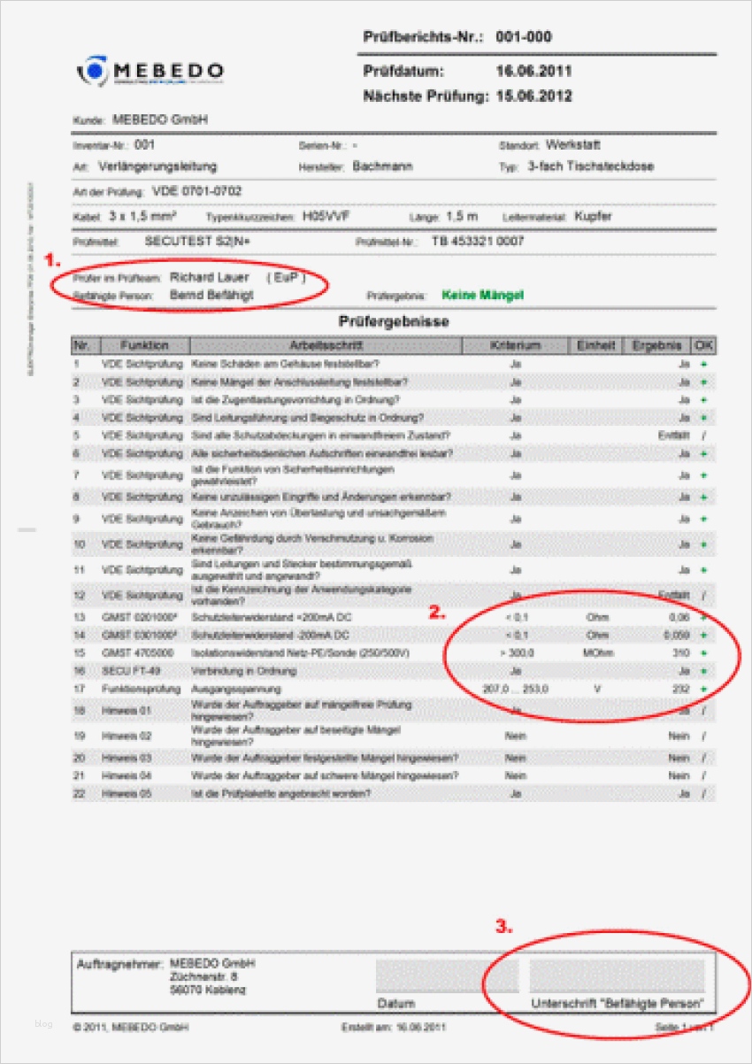 Prüfung ortsveränderlicher elektrischer Geräte