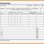 Vorlage Urlaubsantrag Excel Best Of 6 Vordruck Urlaubsantrag