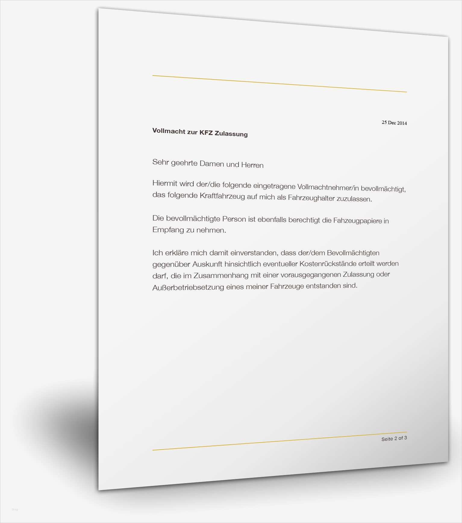 Vorlage Vollmacht Krankenkasse Best Of Vollmacht Kfz Zulassung