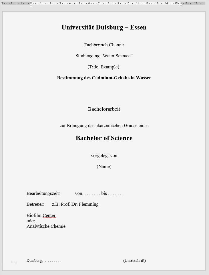 Vorlage Wissenschaftliche Arbeit Wunderbar Das Perfekte Deckblatt Deiner Bachelorarbeit 5 Uni Vorlagen