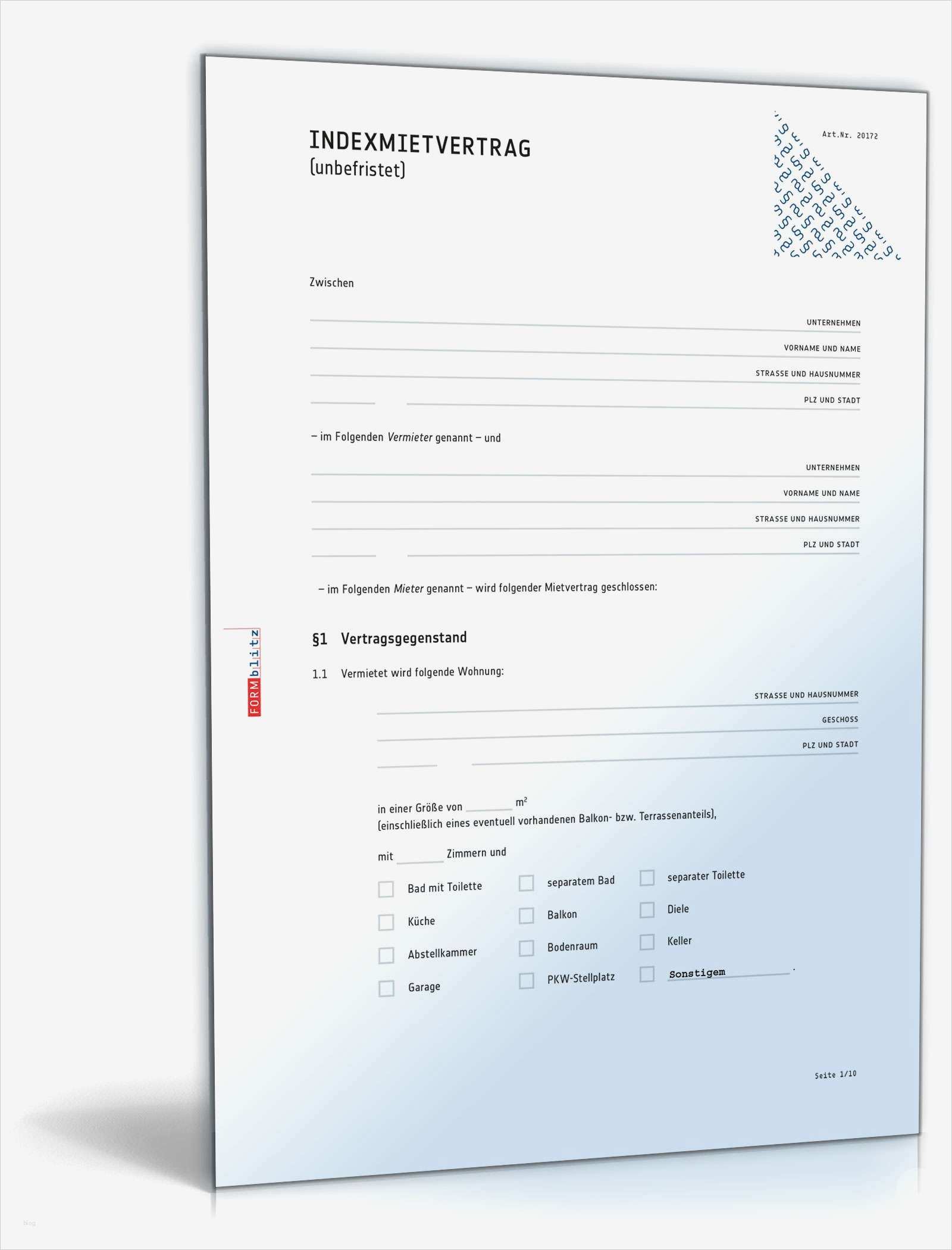 Vorlage Zustimmung Mieterhöhung Süß Indexmietvertrag